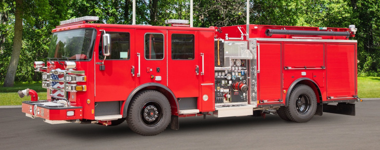 New Pierce Fire Apparatus - Enforcer Pumper delivered to Twp. of ...