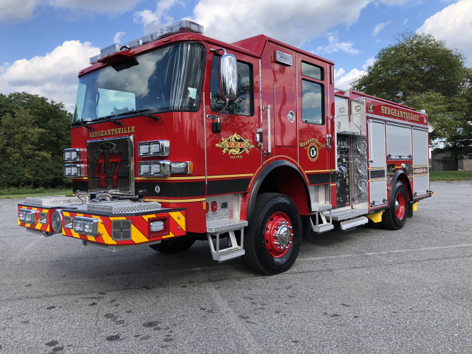 Pierce Fire Truck - Saber 4x4 Pumper delivered to the Township of