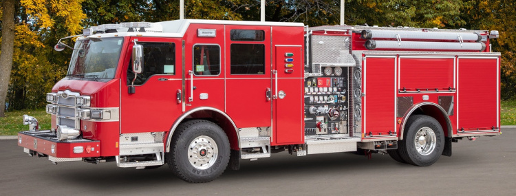 New Pierce Fire Truck - Impel Pumper delivered to Mansfield Twp ...