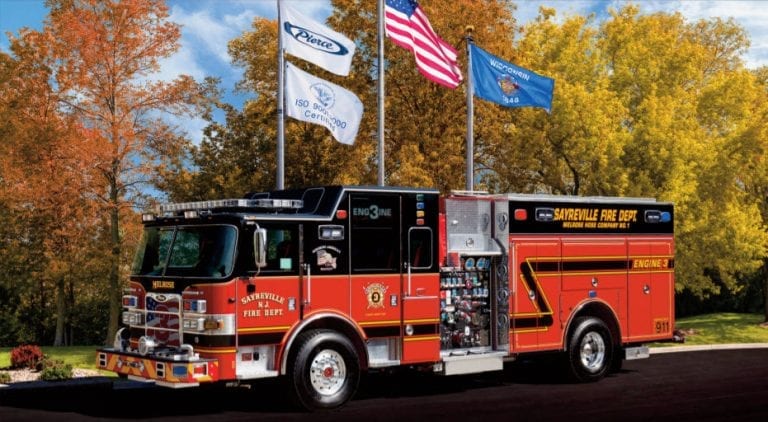 Pierce Fire Truck Arrow XT Pumper to Borough of Sayreville - FSS
