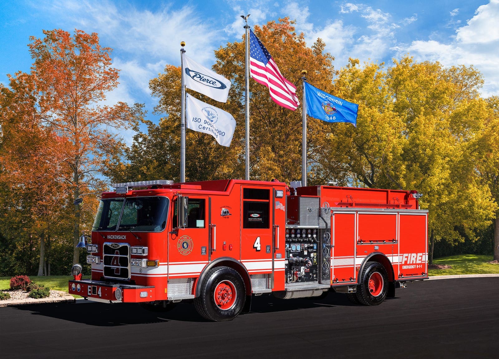 Pierce Fire Truck  Arrow XT Pumper delivered to City of 